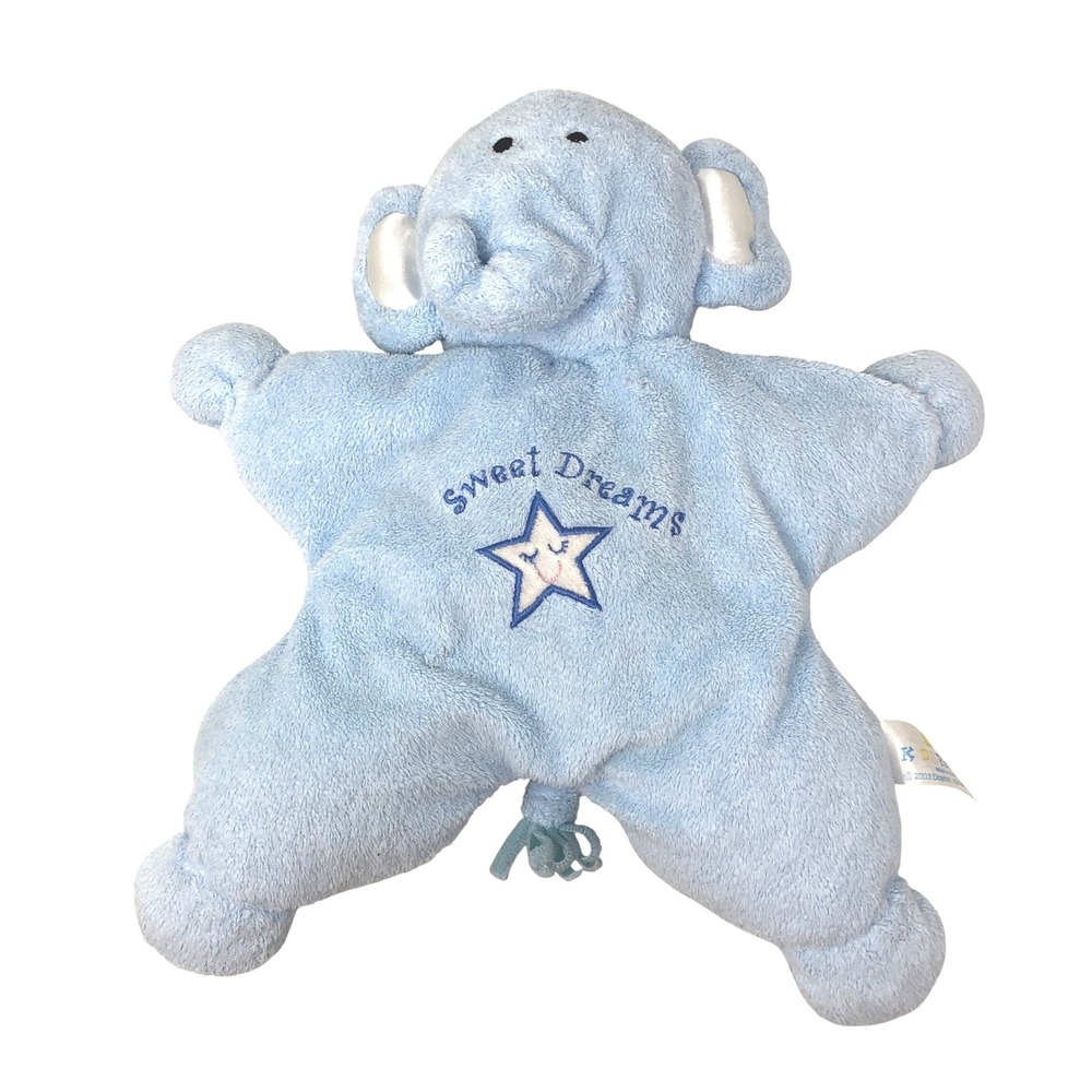 Kids Preferred Blue Star Elephant Plush Sweet Dreams Vintage 2003 Lovey